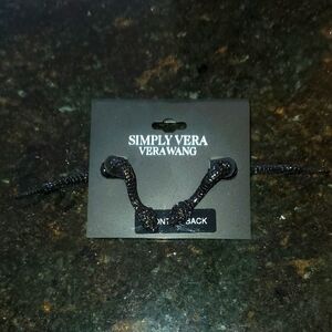 Simply Vera Vera Wang Black Snake Earrings
